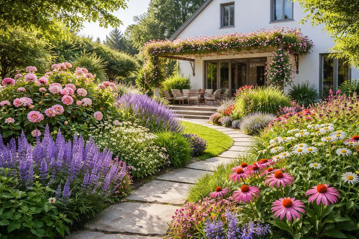 Quelles fleurs choisir pour un jardin autour de la maison