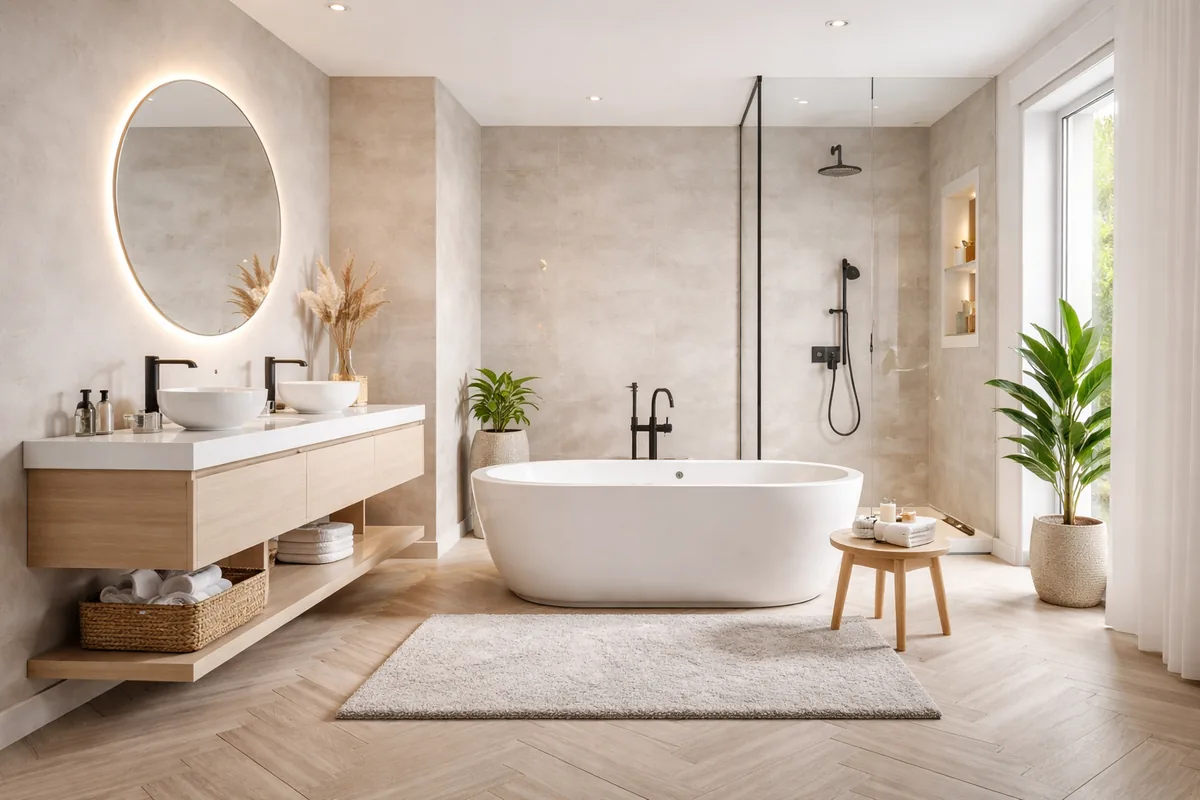 Quel budget prévoir pour une salle de bains moderne